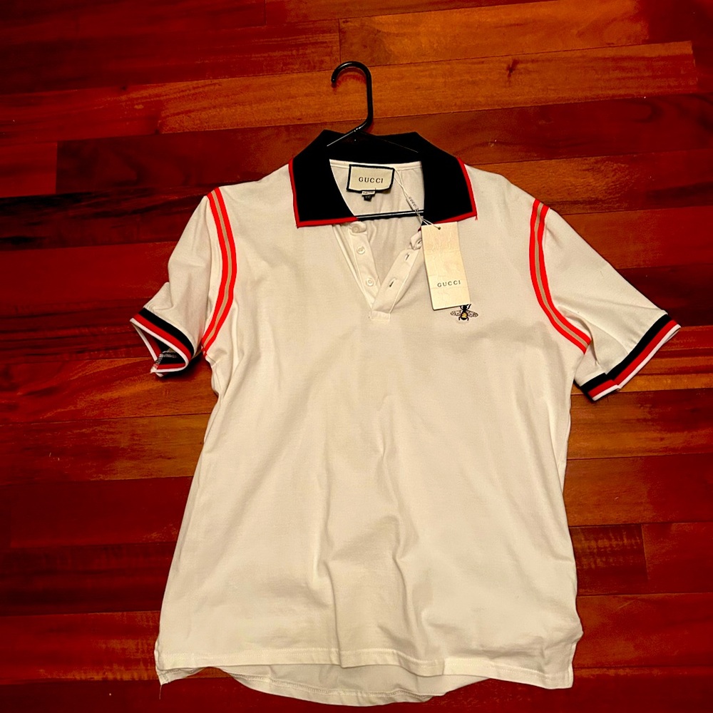 Gucci Polo shirt White, Cotton
